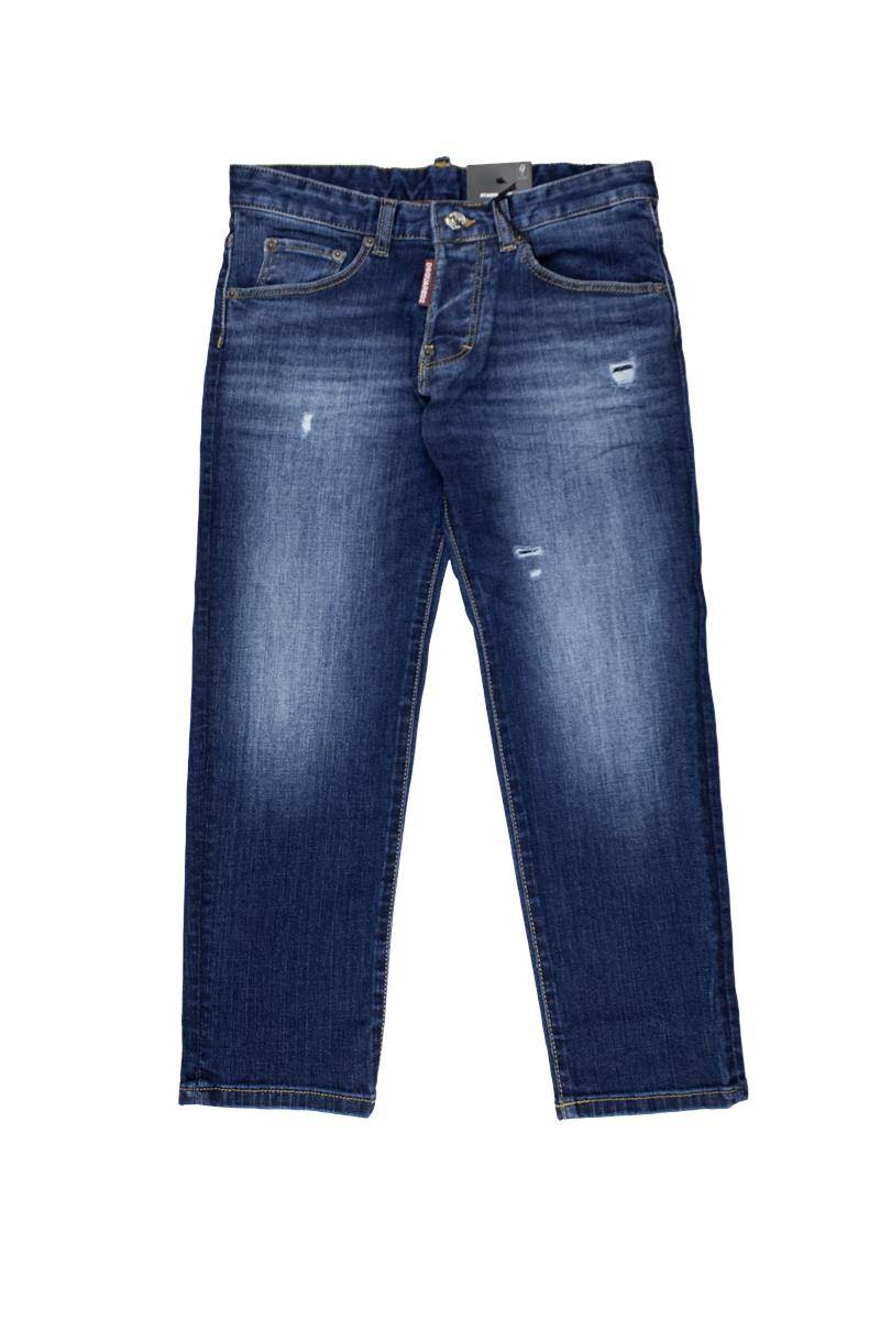 JEANS DSQUARED2 DQ0731 BLUE DENIM-0