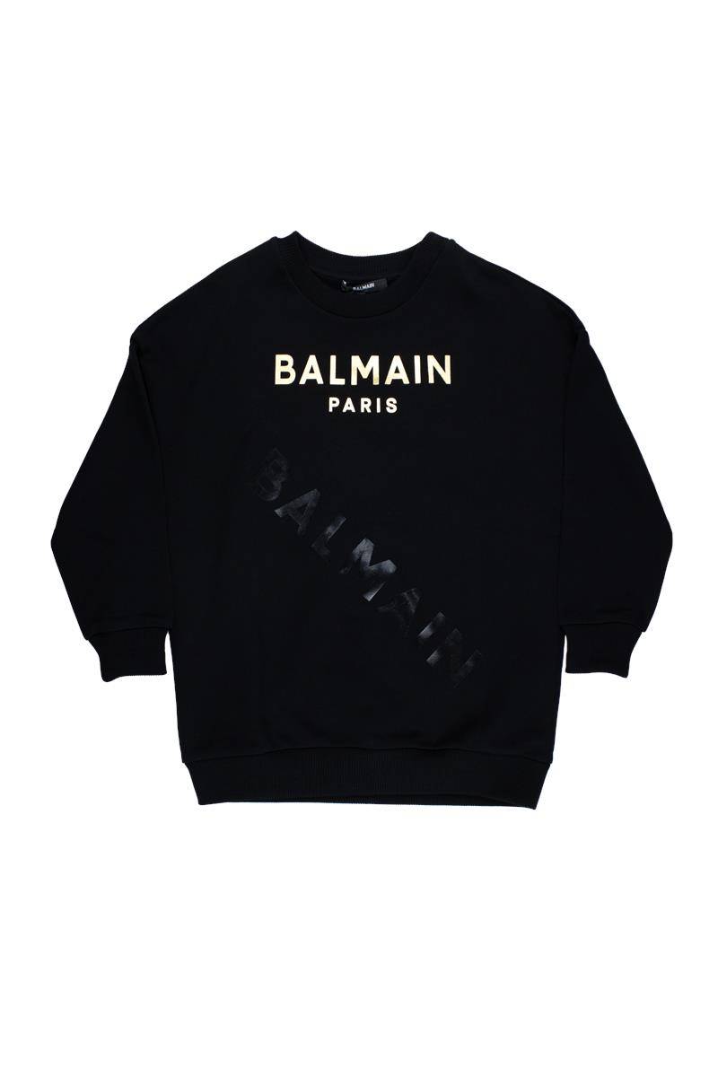 FELPA BALMAIN 6R4P50 NERO-0