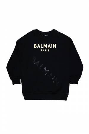 FELPA BALMAIN 6R4P50 NERO