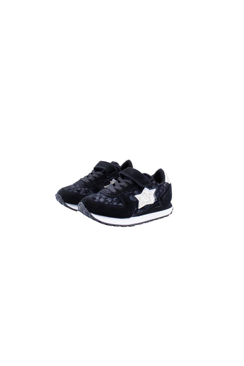 SCARPE ATLANTIC STARS BEN147 NERO/ORO-0