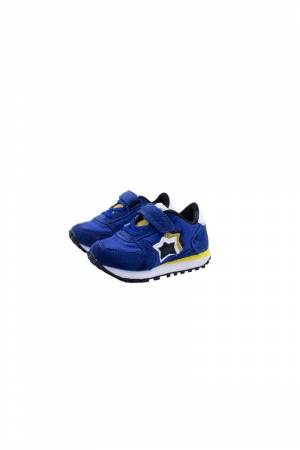 SCARPE ATLANTIC STARS BEN58 BLU/BIA/GIALLO