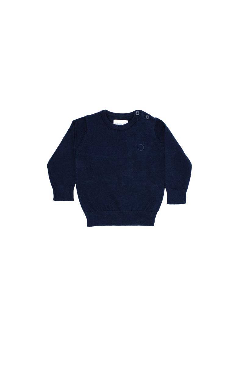 MAGLIA TRUSSARDI TIA23114MA BLUE NAVY-0