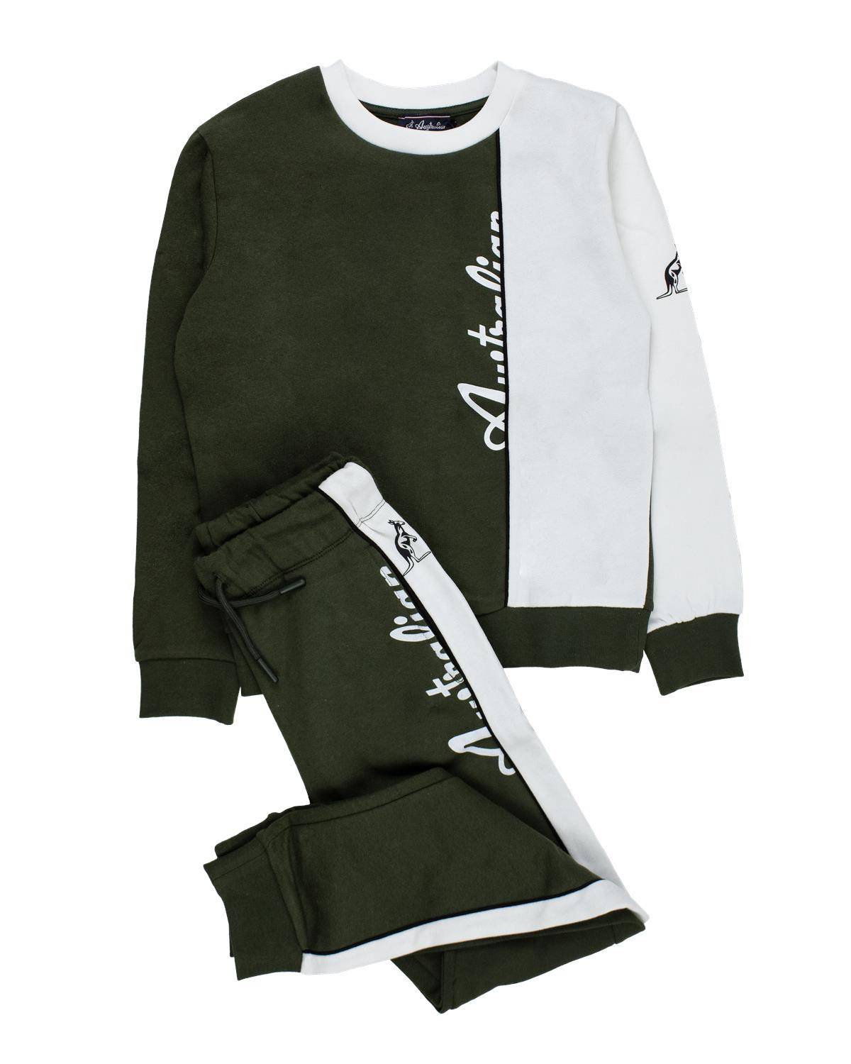 COMPLETO TUTA AUSTRALIAN AS0687 MILITARY GREEN