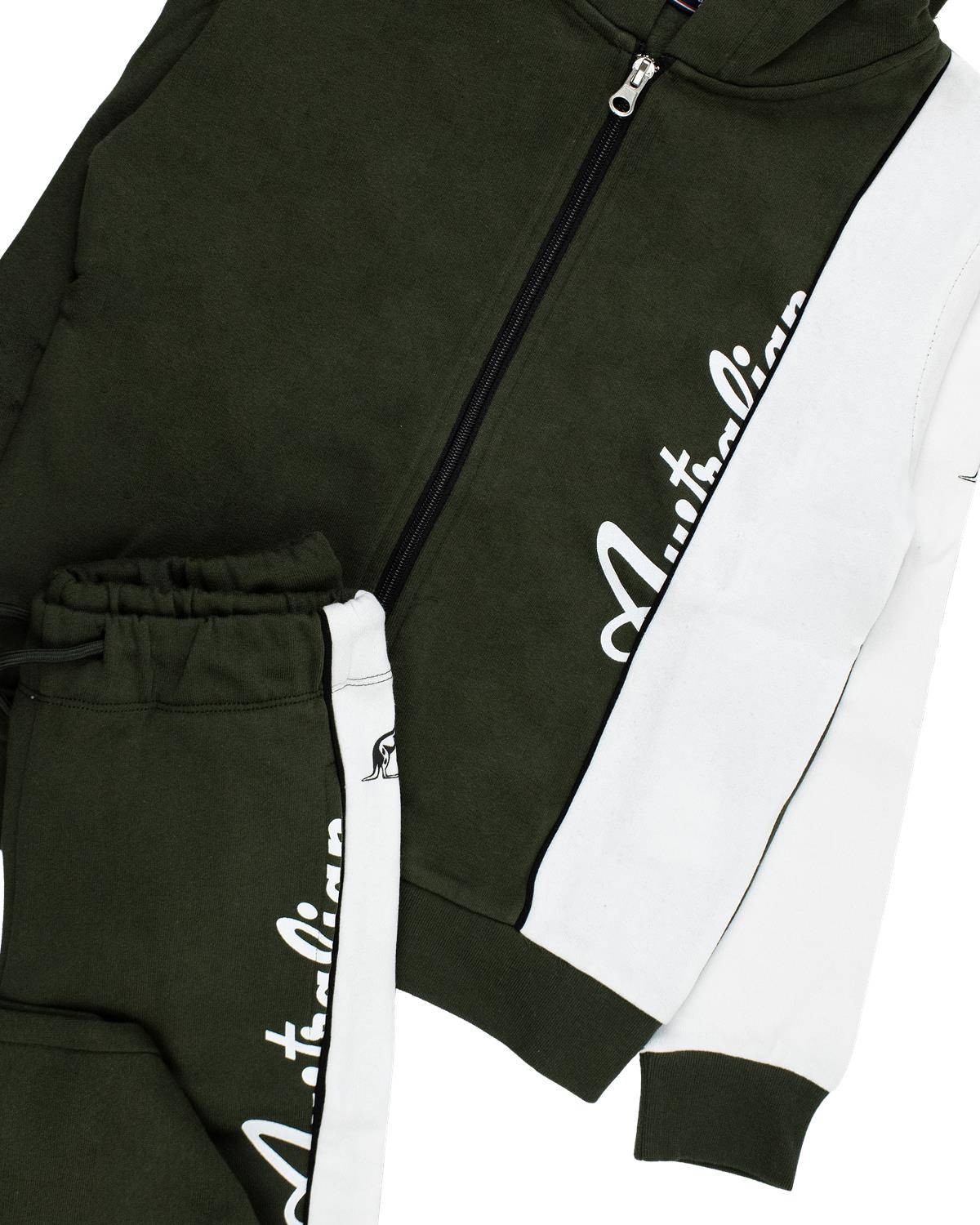 COMPLETO TUTA AUSTRALIAN AS0690 MILITARY GREEN-2