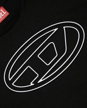 T-SHIRT DIESEL J01788 NERO-2-mini