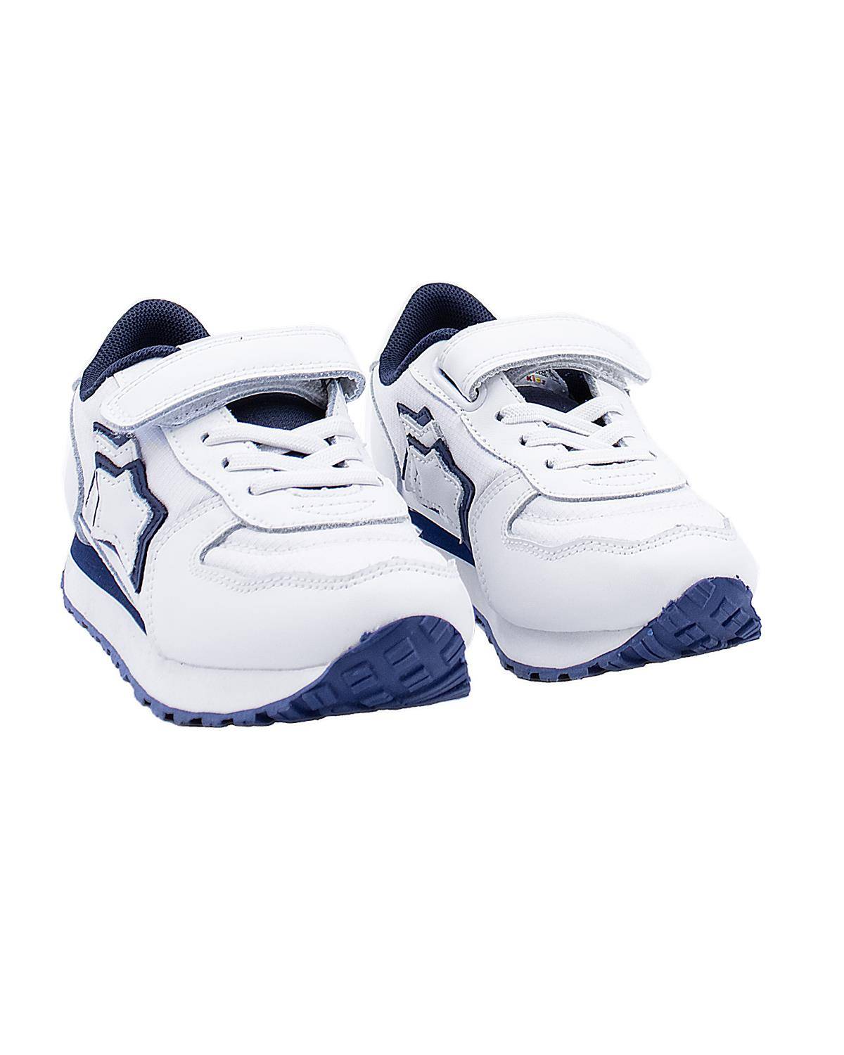 SCARPE ATLANTIC STARS BEN4 BIANCO/BLU-2