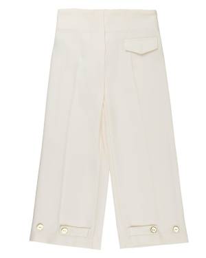 PANTALONE ELISABETTA FRANCHI EFPA179 AVORIO