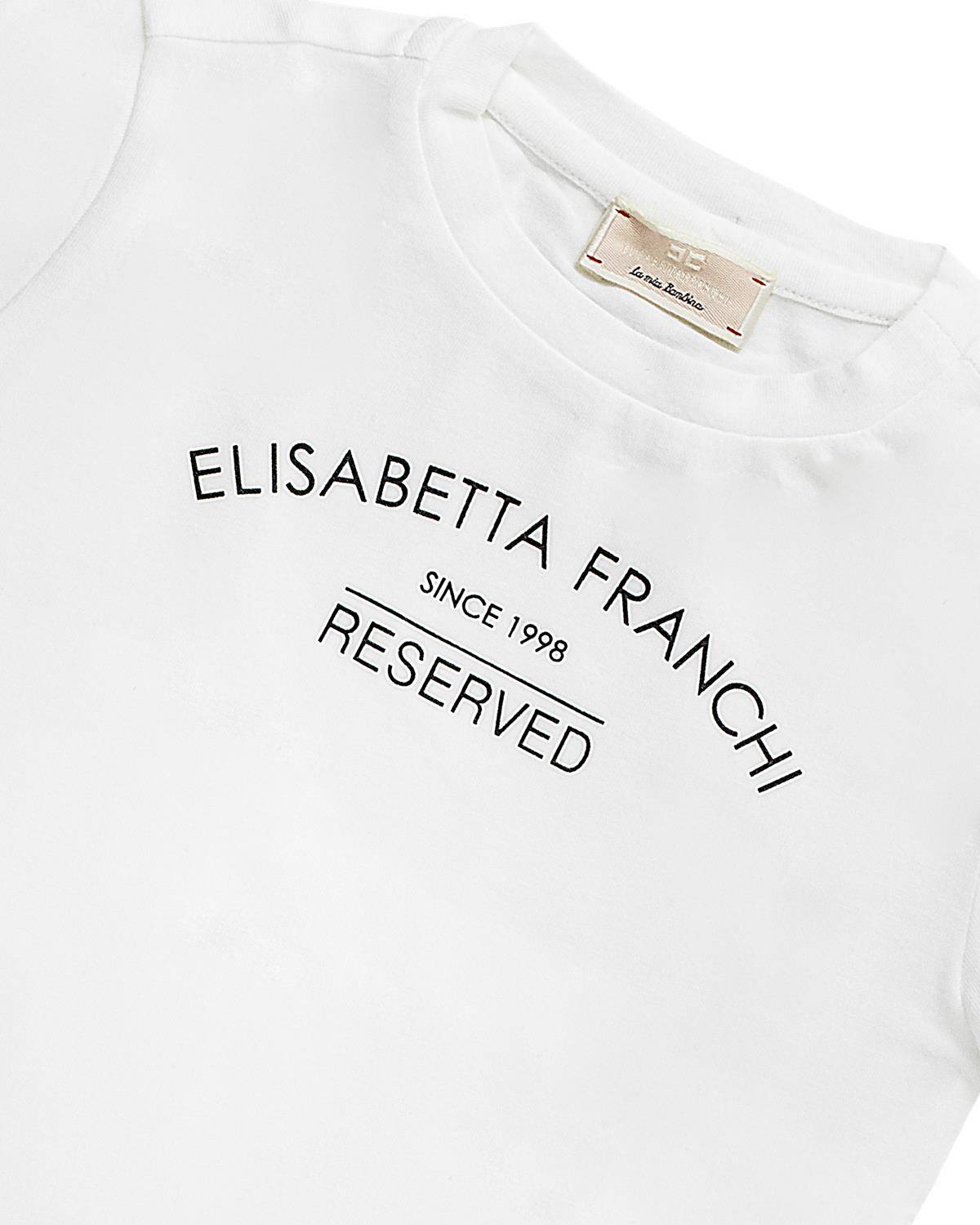 T-SHIRT ELISABETTA FRANCHI EGTS079 AVORIO-2