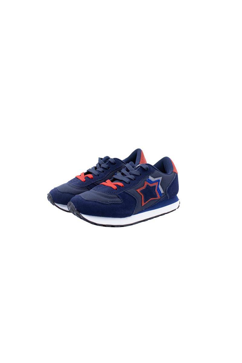 SCARPE ATLANTIC STARS ICARO55 NAVY/ROSSO/NAVY
