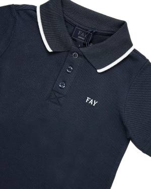POLO FAY FU8P81 BLU NAVY-2-mini