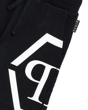 PANTALONCINO PHILIPP PLEIN 2OQ003 NERO-2-mini