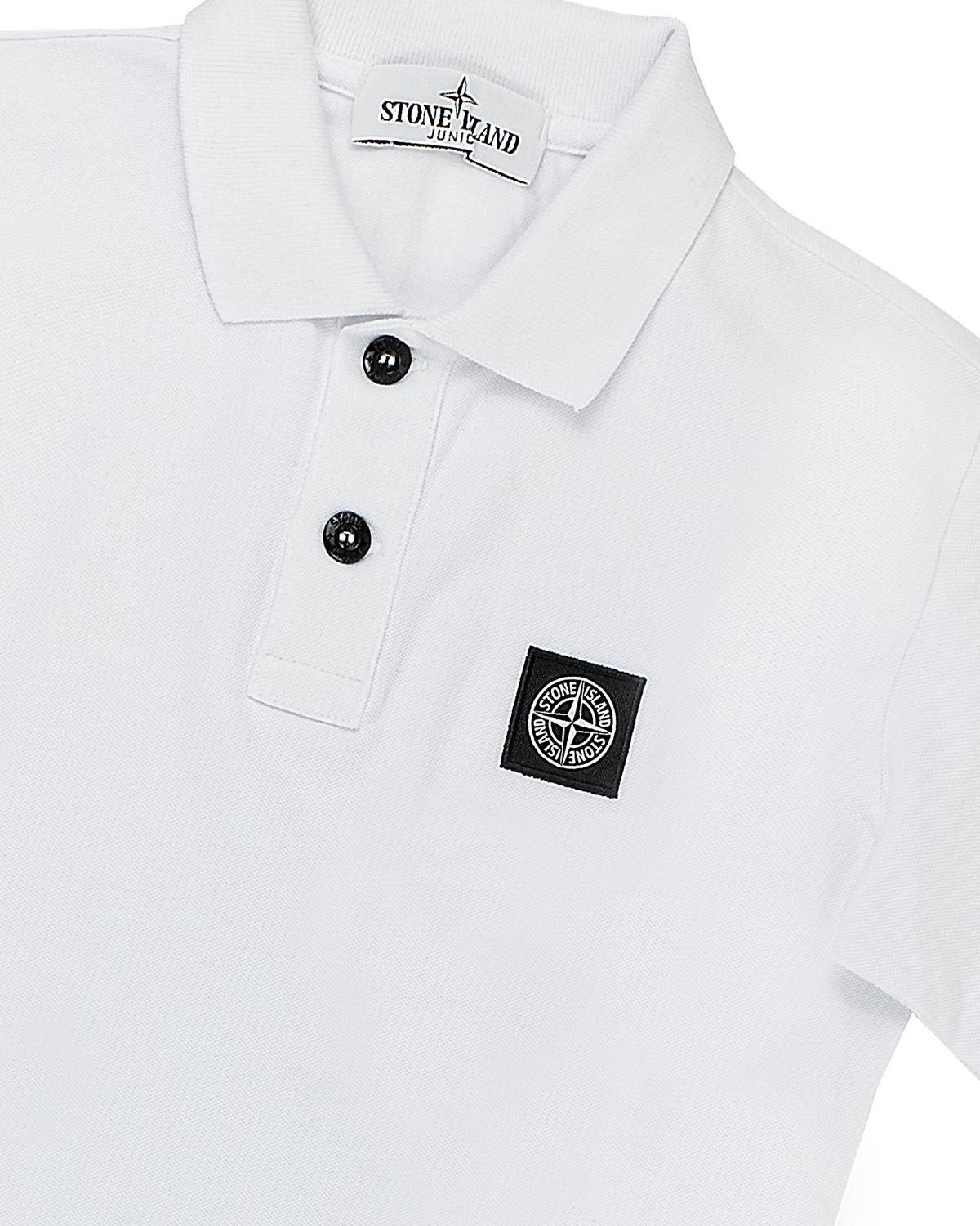 POLO STONE ISLAND 801621448 BIANCO-2