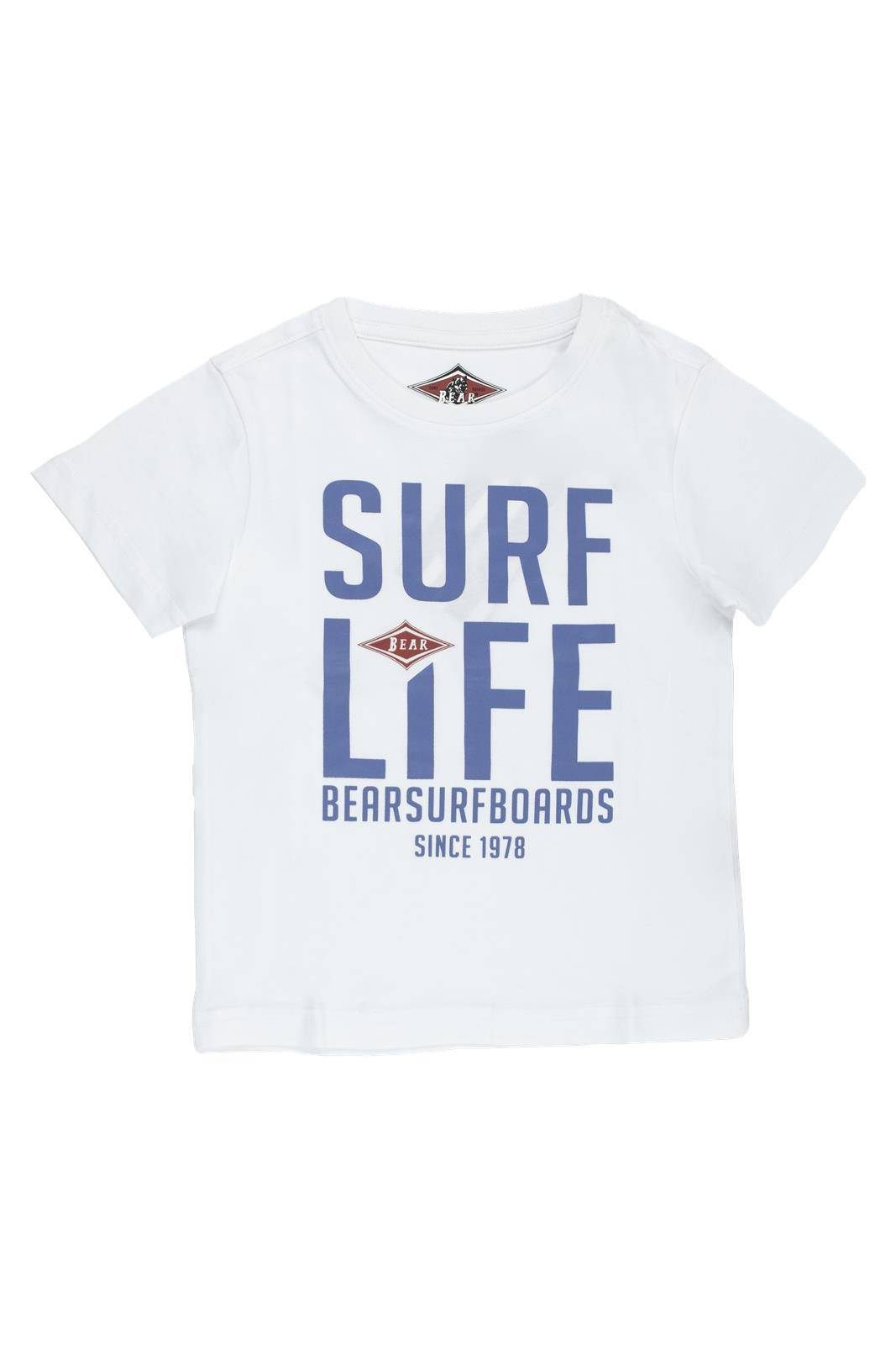 T-SHIRT BEAR  BB201S24 OPTICAL WHITE