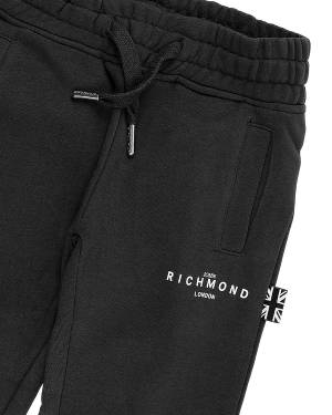 PANTALONE FELPA JOHN RICHMOND RBP24005PA BLACK-2-mini