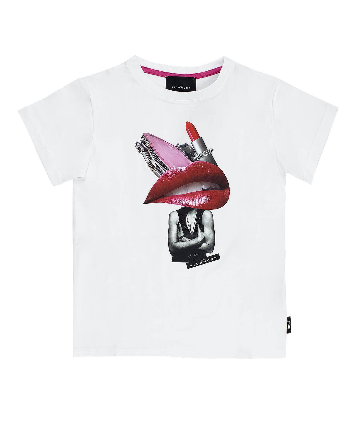 T-SHIRT JOHN RICHMOND RGP24029TS WHITE