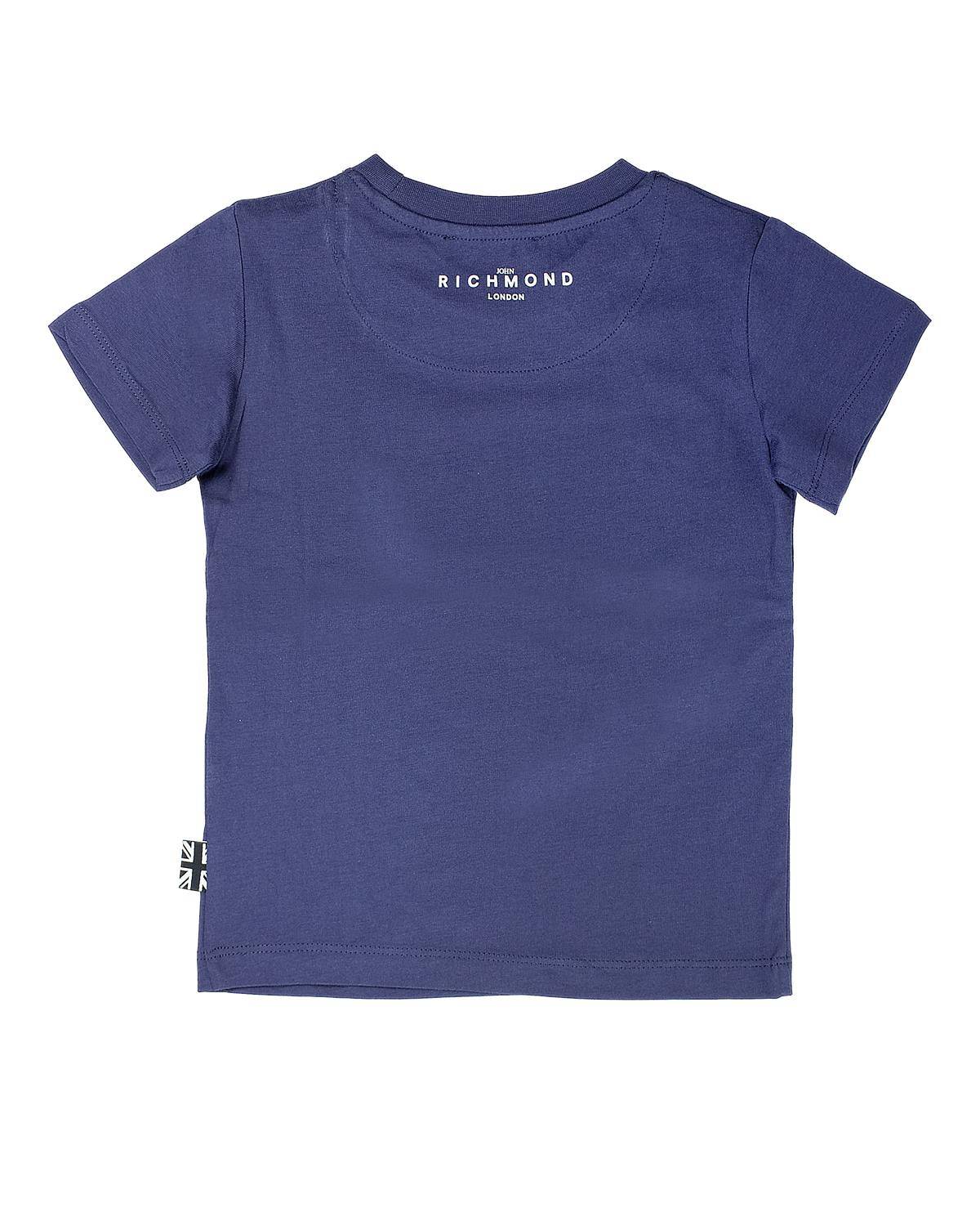 T-SHIRT JOHN RICHMOND RBP24002TS BLUE NAVY-1