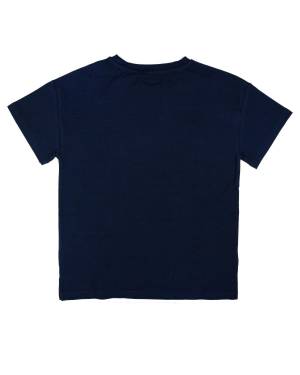 T-SHIRT FRACOMINA FM0920 NAVY BLUE-1-mini
