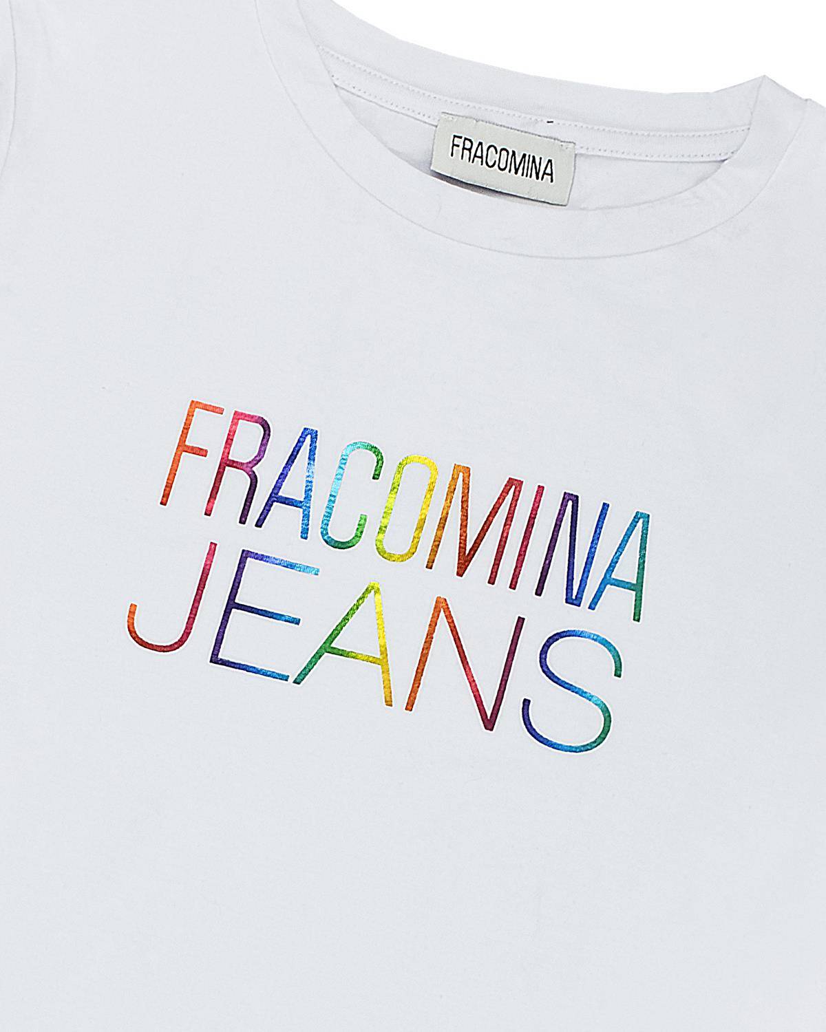 T-SHIRT FRACOMINA FM0965 WHITE-2