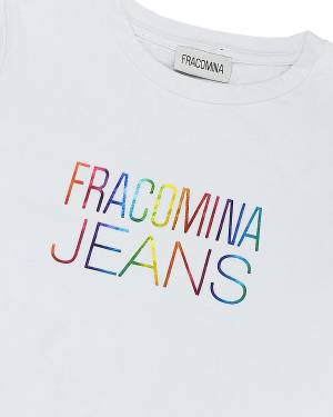 T-SHIRT FRACOMINA FM0965 WHITE-2-mini