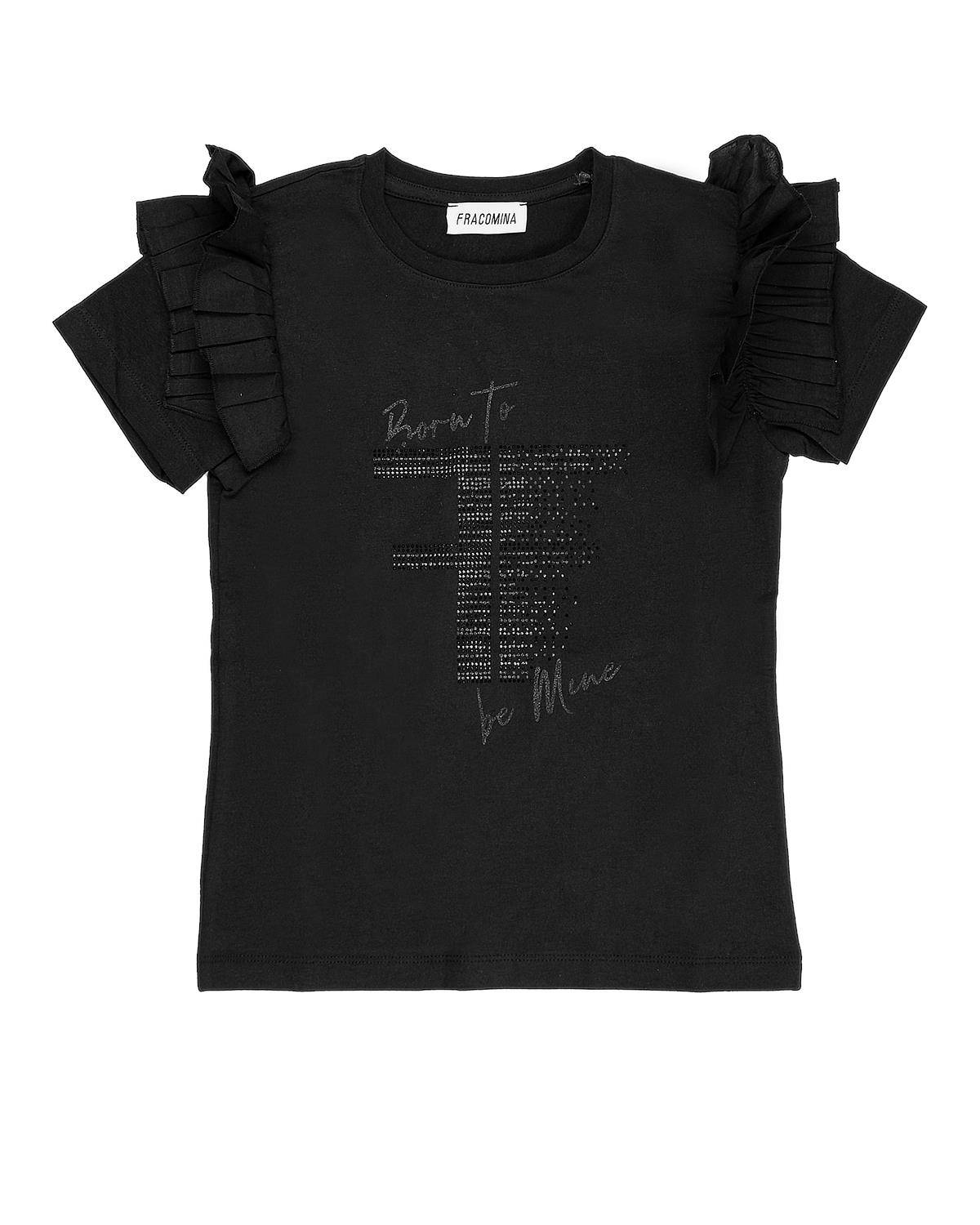 T-SHIRT FRACOMINA FM1009 BLACK