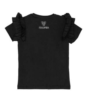T-SHIRT FRACOMINA FM1009 BLACK-1-mini