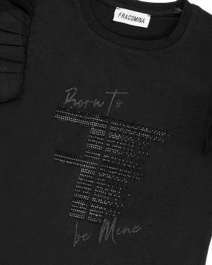 T-SHIRT FRACOMINA FM1009 BLACK-2-mini