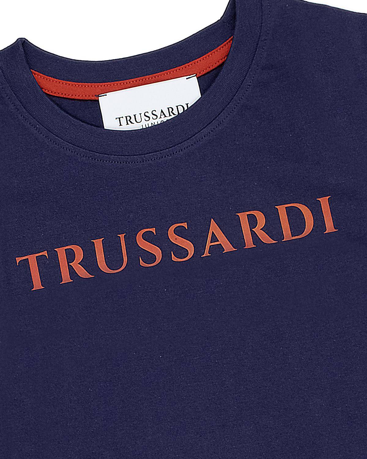 T-SHIRT TRUSSARDI TBP24001TS BLUE NAVY-2