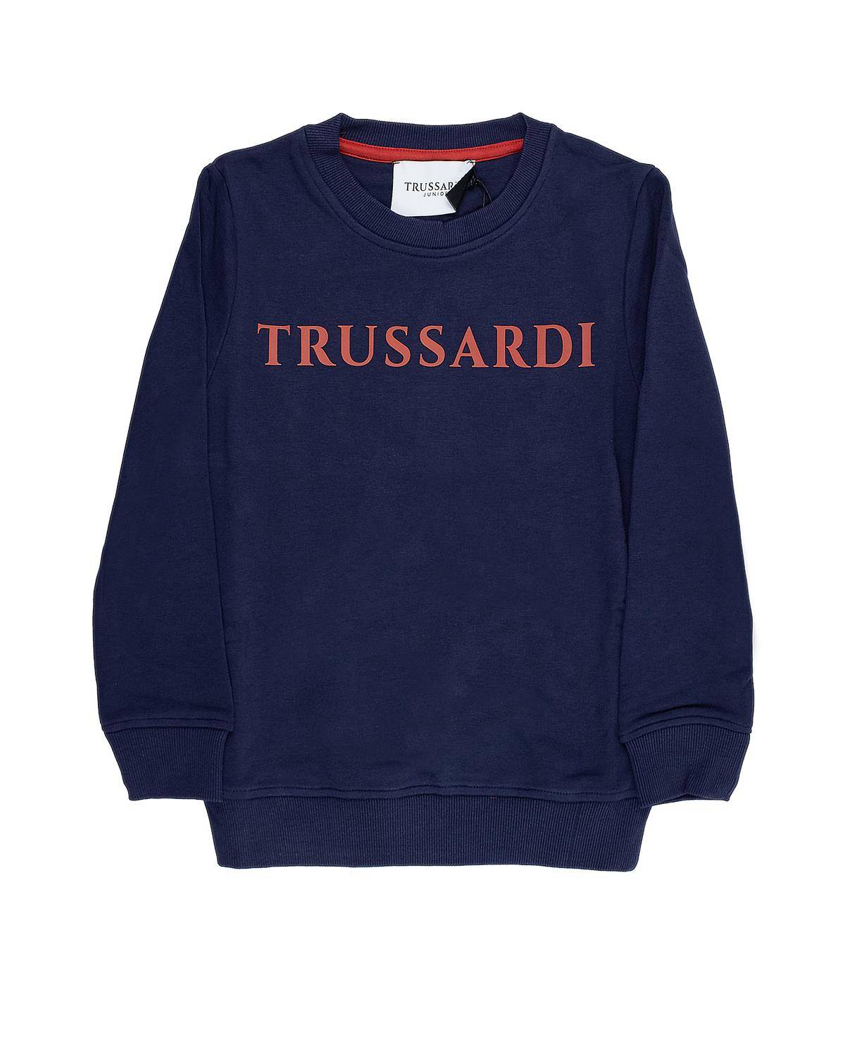 FELPA TRUSSARDI TBP24006FE BLUE NAVY