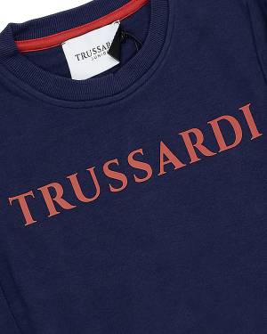 FELPA TRUSSARDI TBP24006FE BLUE NAVY-2-mini