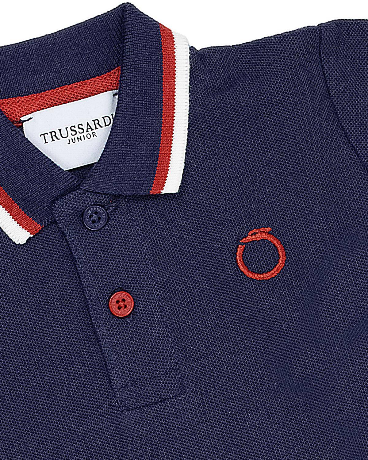 POLO TRUSSARDI TIP24007PO BLUE NAVY-2