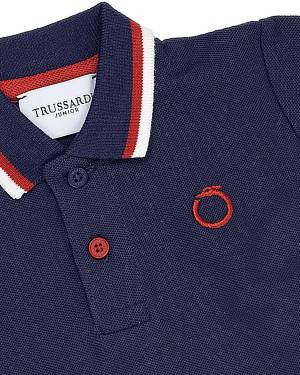 POLO TRUSSARDI TIP24007PO BLUE NAVY-2-mini