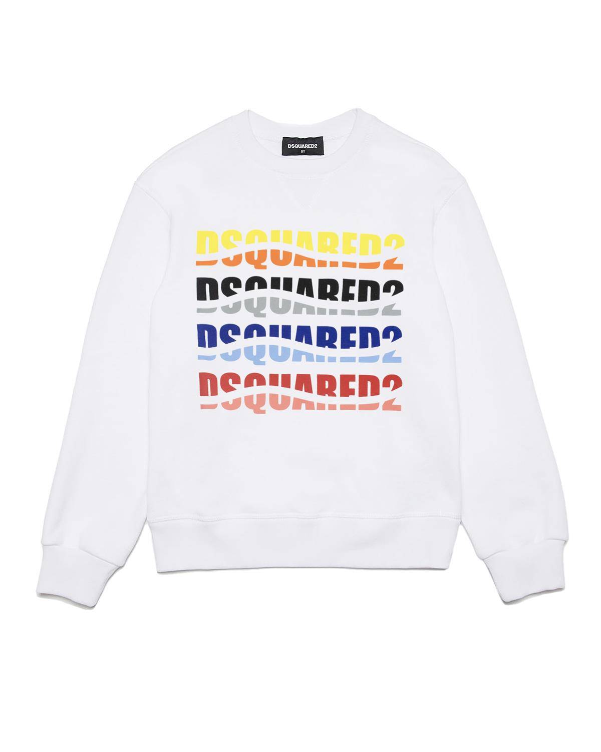 FELPA DSQUARED2 DQ2103 WHITE