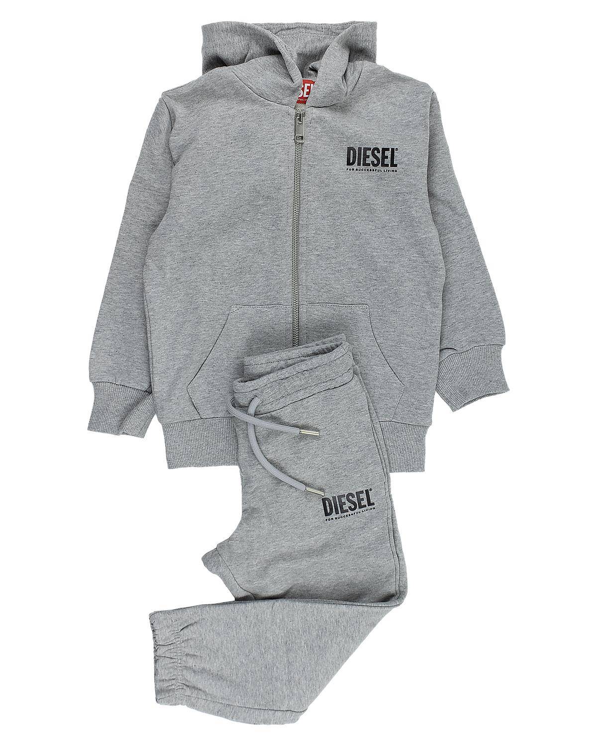 TUTA DIESEL J01839 GRIGIO MELANGE NUOVO