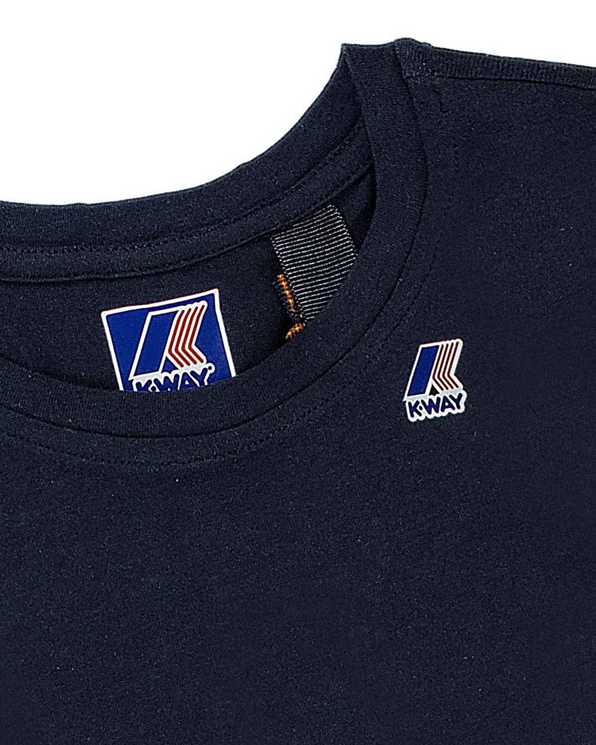 T-SHIRT K-WAY K4114WW BLUE DEPTH-3