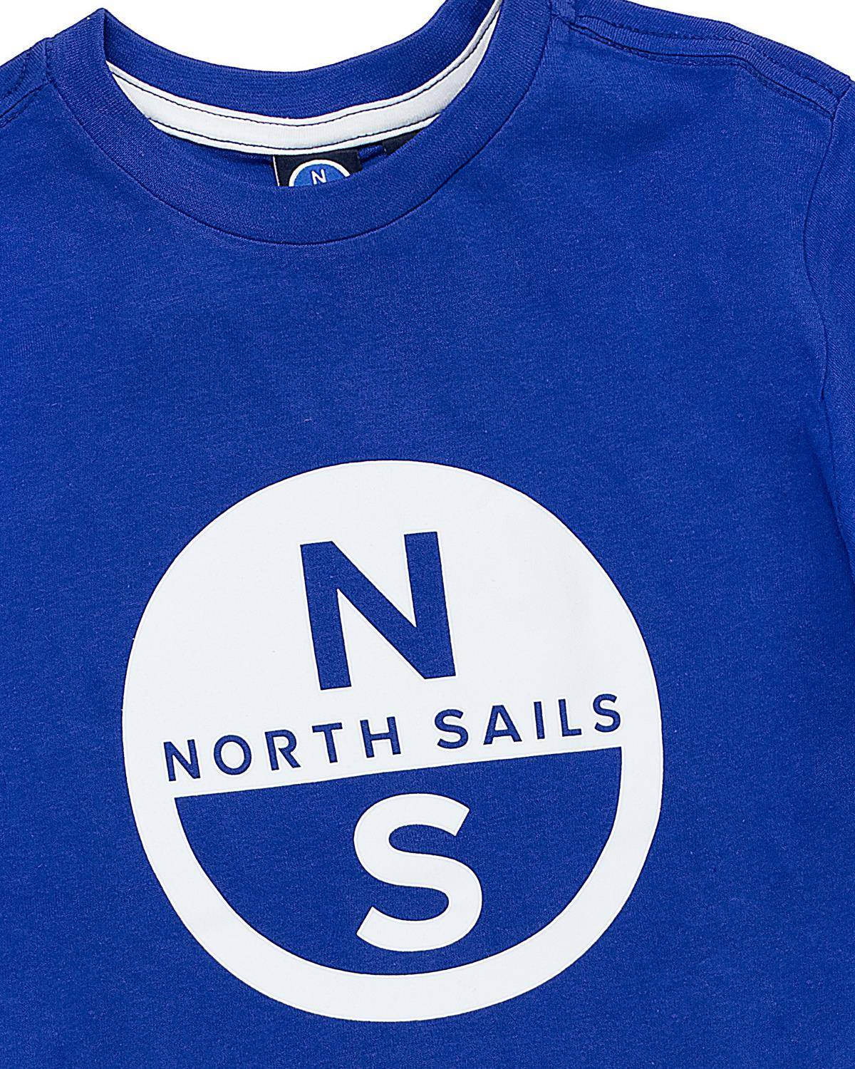 T-SHIRT NORTH SAILS 795046 SURF BLUE-2