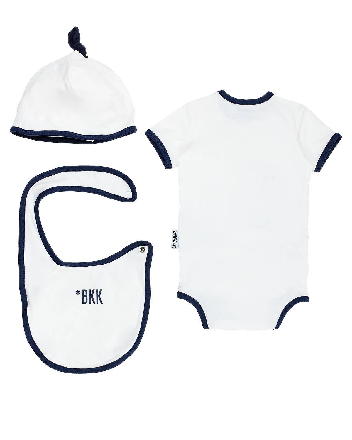 SET NEONATO BIKKEMBERGS BK2168 WHITE/NAVY BLUE-1
