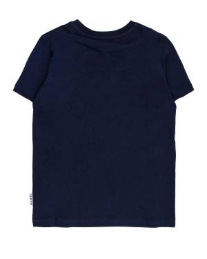 T-SHIRT BIKKEMBERGS BK2404 NAVY BLUE-1-mini