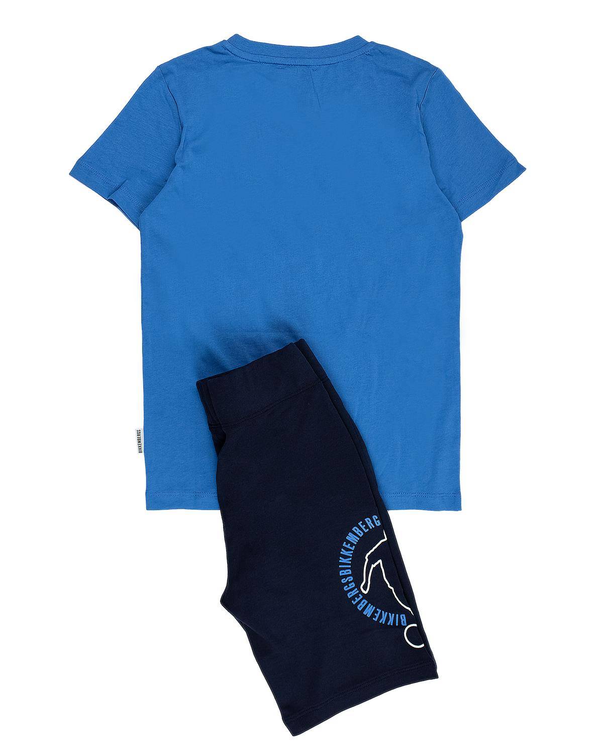 COMPLETO BIKKEMBERGS BK2405 TURQUOISE/NAVY BLUE-1