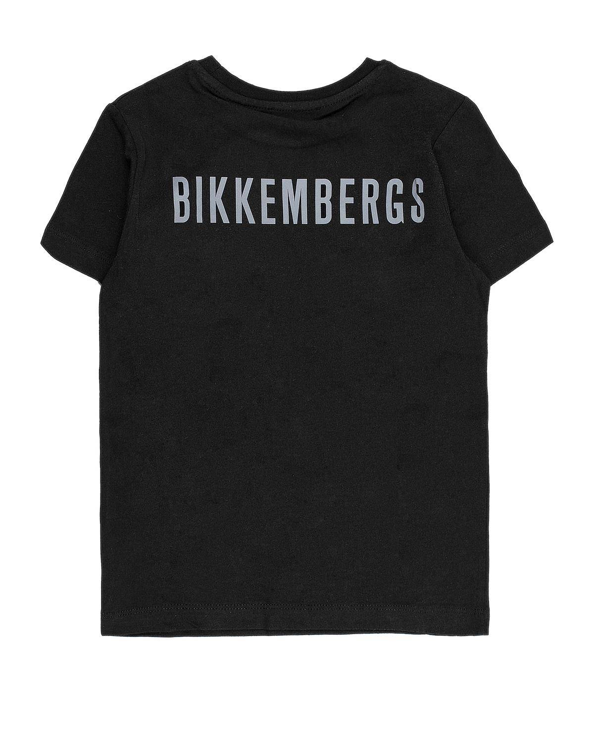 T-SHIRT BIKKEMBERGS BK2446 BLACK-1