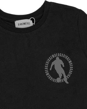 T-SHIRT BIKKEMBERGS BK2446 BLACK-2-mini