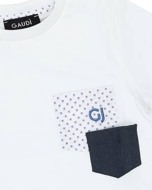 T-SHIRT GAUDÌ GABM05204 WHITE-2-mini