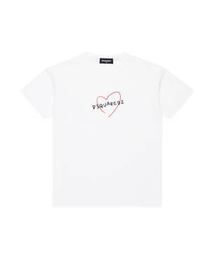 T-SHIRT DSQUARED2 DQ2444 WHITE