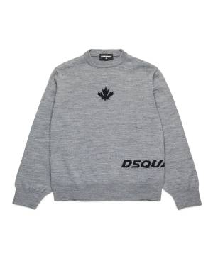 MAGLIA DSQUARED2 DQ2453 SMOKE GREY MELANGE