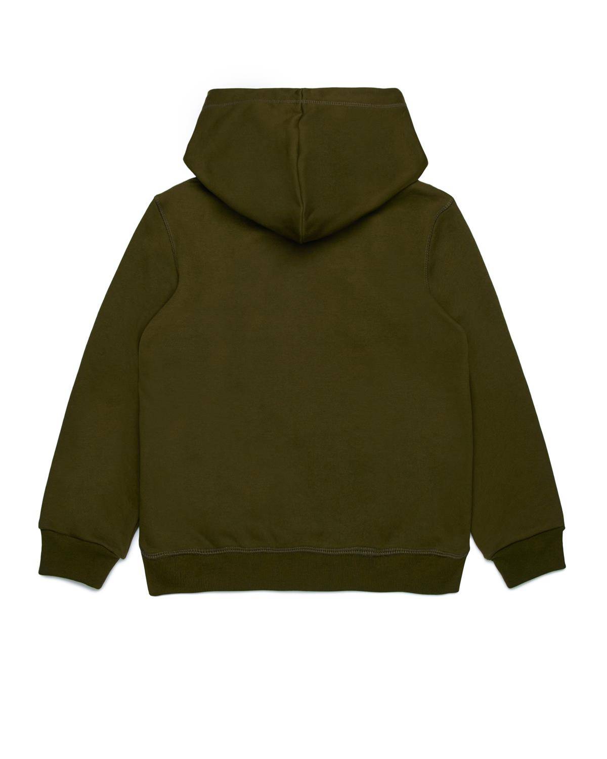 FELPA DSQUARED2 DQ2465 TARMAC GREEN-1