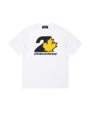 T-SHIRT DSQUARED2 DQ2471 WHITE-mini