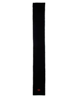 SCIARPA DIESEL J01611 BLACK BASE + CONTRAST RED
