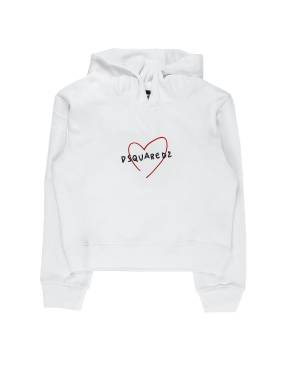 FELPA DSQUARED2 DQ2441 WHITE-mini