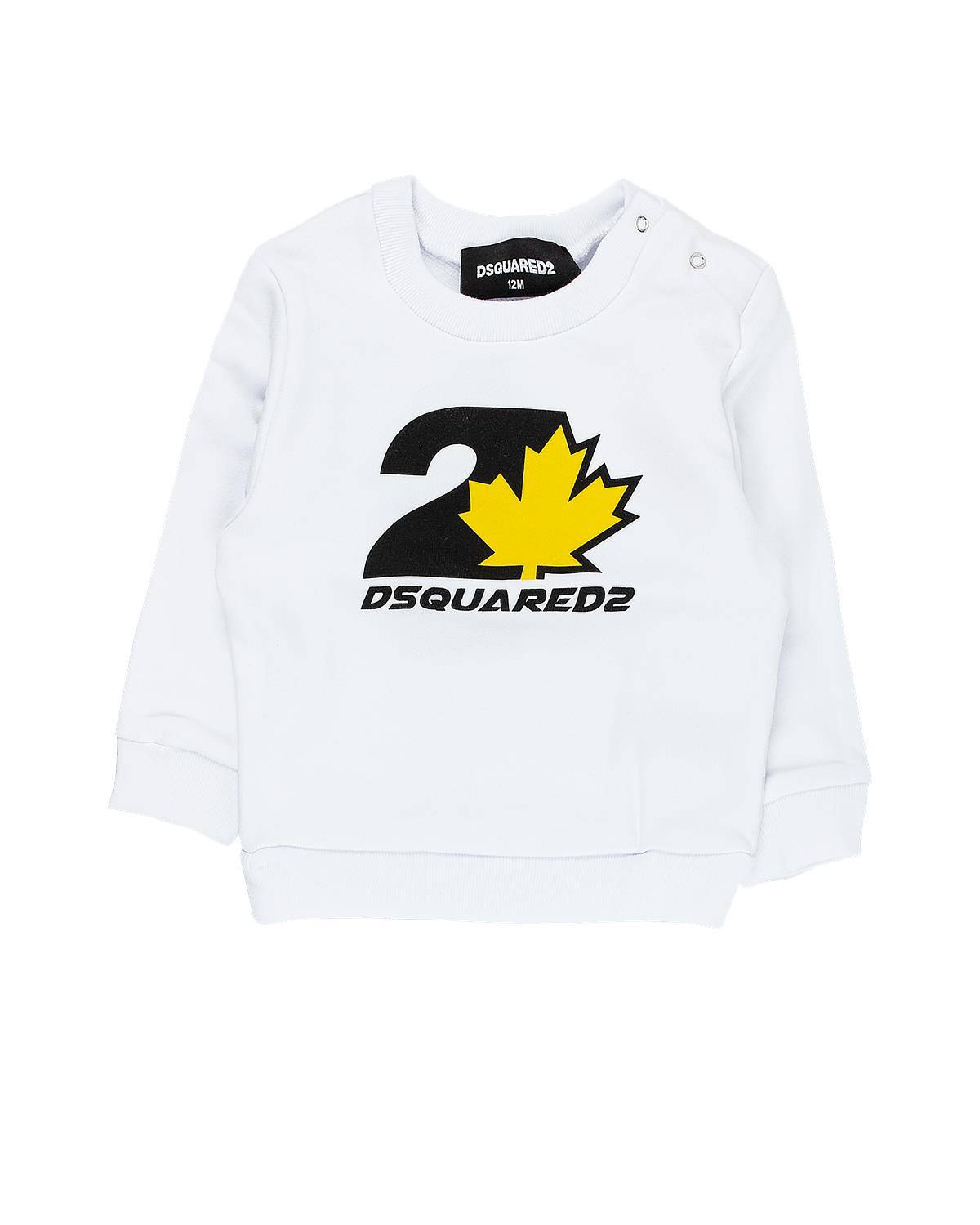 FELPA DSQUARED2 DQ2503 WHITE-0