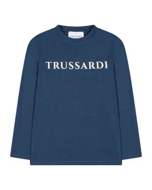 T-SHIRT TRUSSARDI TBA24024TS BLUE NIGHT