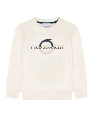 FELPA TRUSSARDI TBA24079FE OFF-WHITE